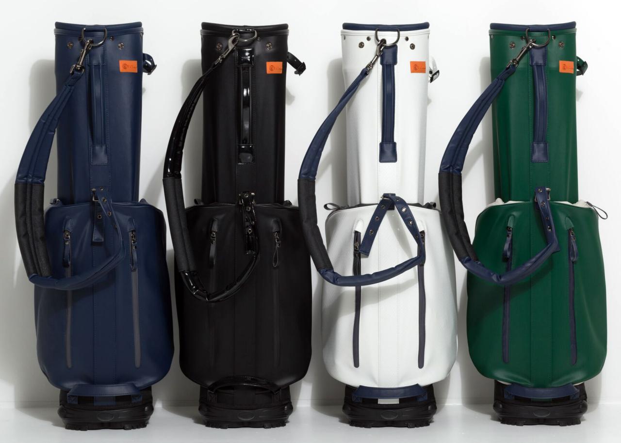 This new golf bag combines sleek style with maximum functionality